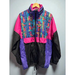 Shamp Vintage Shell Jacket Small Unisex 90s Retro Track